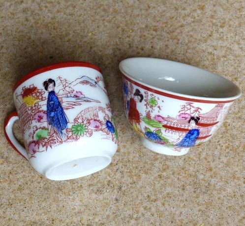 Chinees kopje en kommetje oud antiek?, Antiek en Kunst, Antiek | Servies los, Ophalen of Verzenden