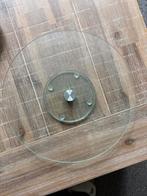 Draaiplateau AMC glas 35 cm diameter, Ophalen, Zo goed als nieuw, Rond, Glas