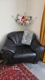 Leren fauteuil, Ophalen, Gebruikt, 100 tot 125 cm, Leer
