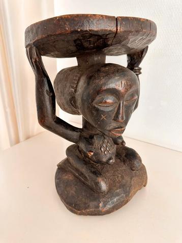 Luba Tabouret krukje Aftikaanse kunst coll. Antropoloog 1940 beschikbaar voor biedingen