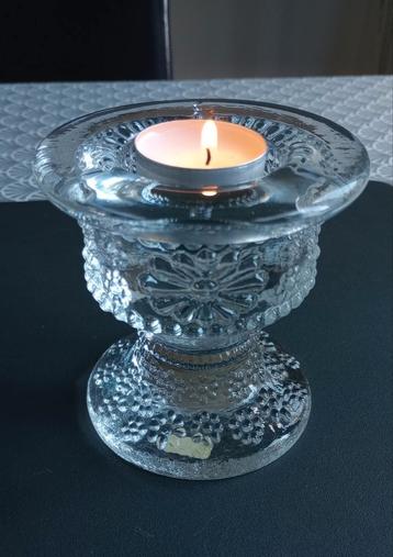 Kosta Boda glas vintage waxinelichthouder Daisy beschikbaar voor biedingen