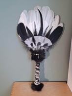 Veren waaier - Zwaan, Gans en Haan, Kleding | Dames, Hoeden en Petten, Hoed, Zo goed als nieuw, Handgemaakt, One size fits all