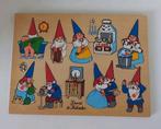 Houten puzzel David de kabouter en Lisa gnome puzzelen kado, Ophalen of Verzenden, Zo goed als nieuw