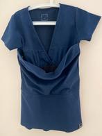 Womboo buidelshirt donkerblauw L, Kinderen en Baby's, Babydragers en Draagdoeken, Ophalen of Verzenden, Zo goed als nieuw, Buik