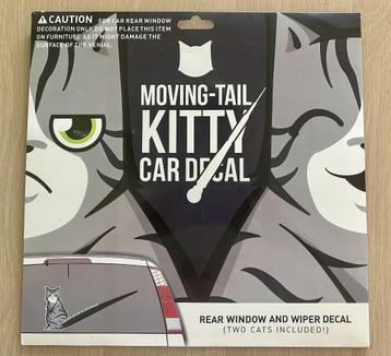 Moving-tail kitty car decal / auto sticker achterruit beschikbaar voor biedingen