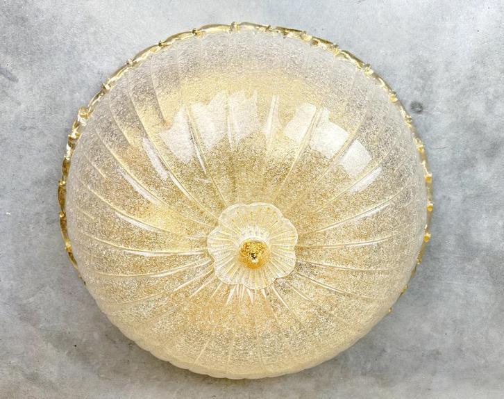 Vintage grote Murano lamp, Huis en Inrichting, Lampen | Plafondlampen, Glas, Ophalen