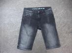 C&A mooie zwarte jog denim korte spijkerbroek / jeans 170, Broek, Gebruikt, C&A, Ophalen of Verzenden