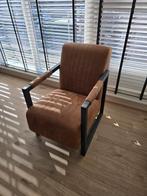 Fauteuil Ten cognac van merk Huus, Ophalen, Zo goed als nieuw, Stof, 50 tot 75 cm