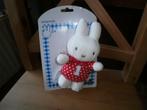 Nijntje tril met klem rammel in hoofd wit/rood gestipt enze, Kinderen en Baby's, Speelgoed | Knuffels en Pluche, Ophalen of Verzenden