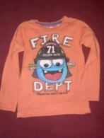 Longsleeve met brandweermonster van C&A maat 110, Kinderen en Baby's, Kinderkleding | Maat 110, Ophalen of Verzenden, Zo goed als nieuw