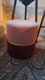 Mooie poef in goede staat, Ophalen, Minder dan 50 cm, Rond, Minder dan 50 cm