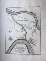 Zevenaar, Pannerden, Kanaal, Halma, 1725, Antiek en Kunst, Kunst | Etsen en Gravures, Verzenden