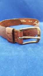 Vintage bruin leren riem Eagle, saddle leather. 6B4, Tweedehands verkoop, Tweedehands verkoop, Bruin, Ophalen of Verzenden