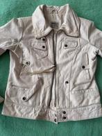 Mooie witte leren jas van merk Object, Ophalen of Verzenden, Zo goed als nieuw, Wit