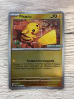 Pokemon Indonesia Promo Pikachu - 100/SV-P (stamped)!, Ophalen of Verzenden, Zo goed als nieuw, Losse kaart, Foil