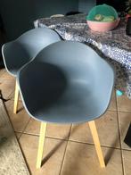 Eetkamerstoelen (4 stuks), Blauw, Zo goed als nieuw, Vijf, Zes of meer stoelen, Ophalen