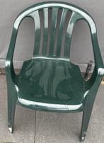 10 Nette Groene Stapelstoelen, Ophalen, Gebruikt, Kunststof