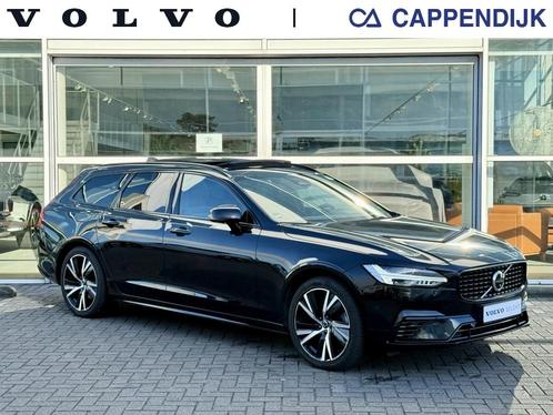 Volvo V90 T6 398PK Recharge Plus Dark| Panodak| Adap.Cruise|, Auto's, Volvo, Bedrijf, V90, 360° camera, 4x4, ABS, Achteruitrijcamera