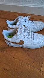 Nike Sneakers Wit/Goud - Maat 41, Wit, Nike, Ophalen of Verzenden, Sneakers of Gympen