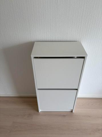 IKEA Bissa Schoenenkast 2 vakken, wit beschikbaar voor biedingen
