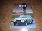 brochure Peugeot 304 Break  1980, Verzenden, Zo goed als nieuw, Overige merken