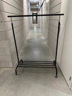 IKEA Kledingrak RIGGA Zwart, Ophalen, Met wielen, Gebruikt