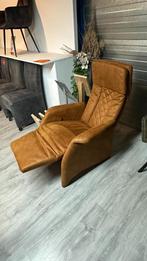 Nieuwe relaxfauteuil in leer kleur cognac –Nu voor maar €695, Ophalen, Bruin, Nieuw, Leer