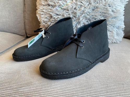 Suede Zwarte Clarks Desert Boots - Maat 41, Kleding | Heren, Schoenen, Zo goed als nieuw, Veterschoenen, Zwart, Ophalen of Verzenden