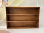 Eiken boekenkast, vakkenkast, dressoir, oud, vintage, hout, Ophalen, Met plank(en), Gebruikt, 100 tot 150 cm