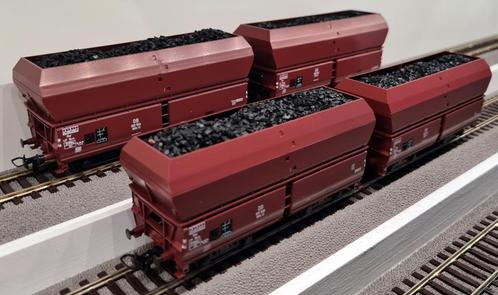 M+D SoSe 072-2 4x OOt41 Erzwagens met belading, Hobby en Vrije tijd, Modeltreinen | H0, Zo goed als nieuw, Wagon, Gelijkstroom
