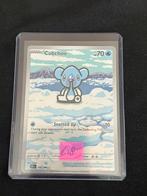 Cubchoo Pokemon kaart BLK 109, Ophalen of Verzenden, Nieuw, Losse kaart, Foil