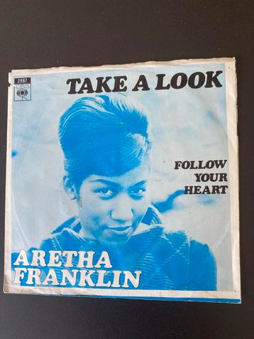 Aretha Franklin - Take a Look - Zeldzame Single beschikbaar voor biedingen
