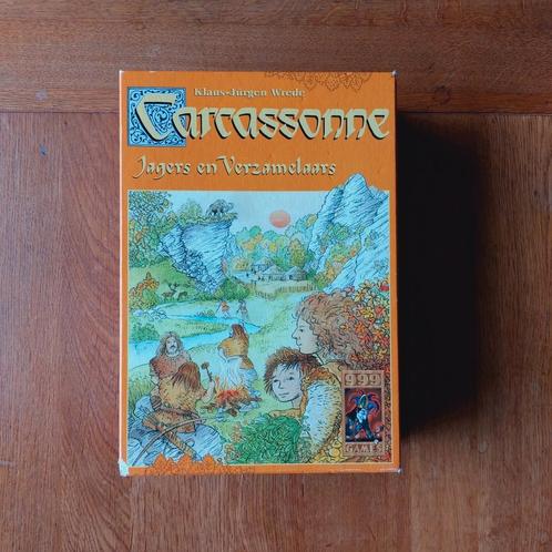 Carcassonne,  jagers & verzamelaars versie, Hobby en Vrije tijd, Gezelschapsspellen | Bordspellen, Zo goed als nieuw, Ophalen of Verzenden