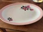 Schaal oud met roosjes, Ophalen of Verzenden