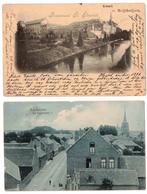 Twee ansichtkaarten Heijthuijsen, Ophalen of Verzenden, Voor 1920, Gelopen, Limburg