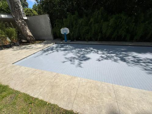 Aquadeck roldeck PVC Grijs, zwembad afdekking IZGS, Tuin en Terras, Zwembad-toebehoren, Zo goed als nieuw, Ophalen