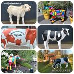 Levensecht beeld geit, beeld varken, kalf, koe beeld, Ophalen, Nieuw, Kunststof, Dierenbeeld