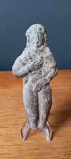 loden votiefbeeldje, Romeins,Grieks? vrouwelijk figuur, Antiek en Kunst, Ophalen of Verzenden