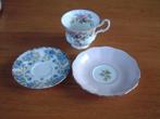 Royal Albert kopje Moss Rose 2 schoteltjes Sheraton Angela, Ophalen of Verzenden, Porselein, Kop en/of schotel