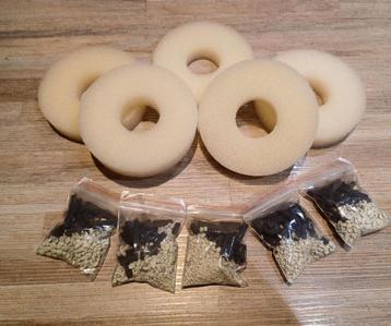 Birob filters /Filtersponzen voor biOrb aquaria 5 stuks beschikbaar voor biedingen