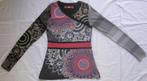 Desigual longsleeve katoen maat 13/14, Ophalen, Desigual, Meisje, Zo goed als nieuw