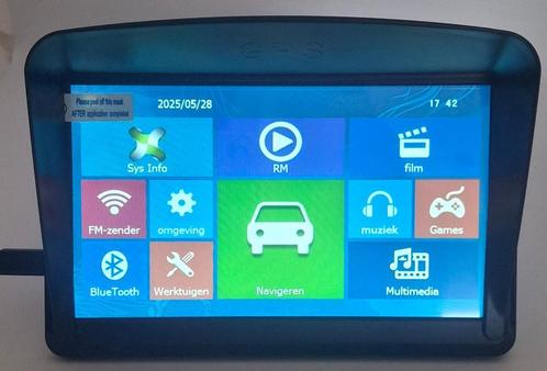 7' Camper, Mobilhome GPS IGO Europa Map Navigatie.BLUETOOTH, Caravans en Kamperen, Camper-accessoires, Nieuw, Ophalen of Verzenden