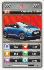 kwartetkaart Citroen DS3 Cabrio, Ophalen of Verzenden, Zo goed als nieuw, Speelkaart(en)