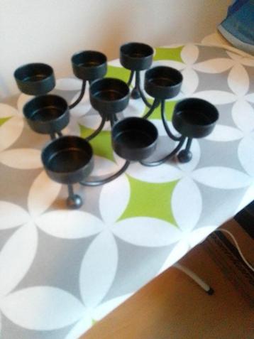 Kandelaar voor 9 thee lichtjes  beschikbaar voor biedingen
