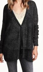 H&M prachtig wollen ruimvallend antraciet vest  S Nieuw, Kleding | Dames, Truien en Vesten, H&M, Nieuw, Ophalen of Verzenden, Maat 36 (S)