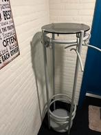 Stijlvolle Hewi Kapstok. Grijs.175 cm hoog., Ophalen of Verzenden, Zo goed als nieuw, Metaal, Staande kapstok