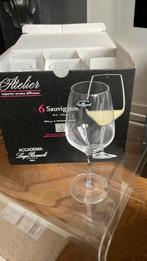 6 Atelier witte wijnglazen, Verzamelen, Glas en Borrelglaasjes, Ophalen, Zo goed als nieuw, Overige typen