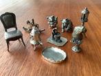 9 zilver miniaturen gekeurd en gemerkt, Ophalen, Zilver