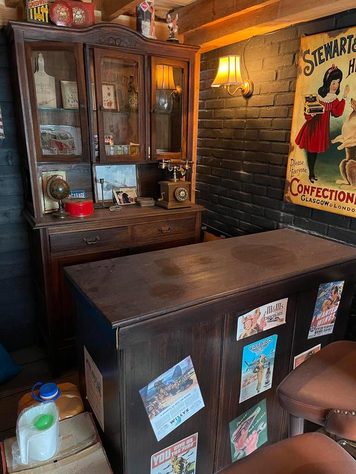 Mancave combinatie bar met kast, Huis en Inrichting, Barren, Gebruikt, Ophalen