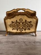 Oude vintage Florentijnse krantenbak houder goud geel, Ophalen of Verzenden, Gebruikt